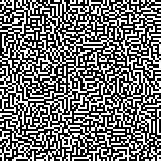 Cellular Automata Maze (source https://english.rejbrand.se/rejbrand/article.asp?ItemIndex=421)